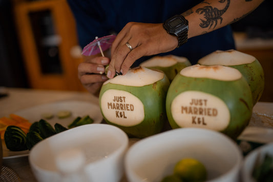 100% CUSTOM DESIGN COCONUTS