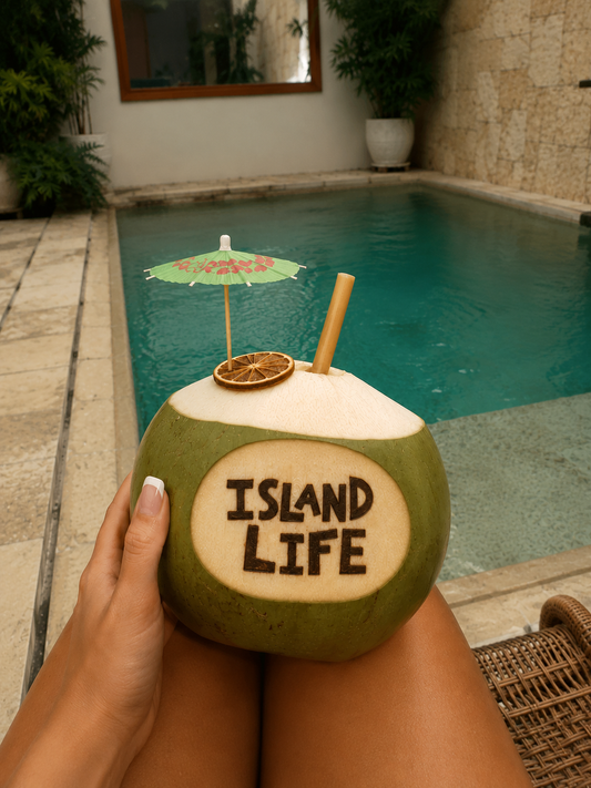 HOLIDAY FUN QUOTE COCONUTS