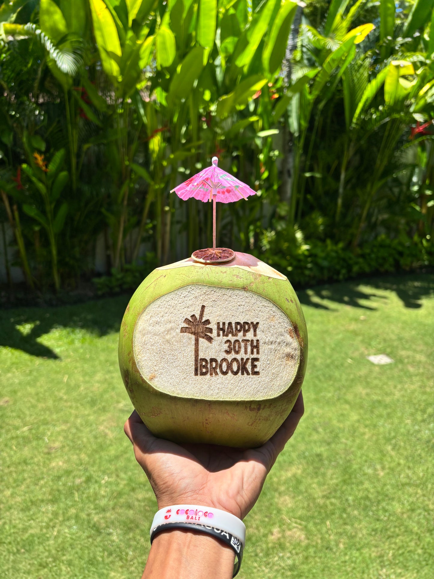 CUSTOMISE YOUR BIRTHDAY COCONUT